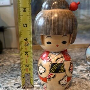 Vintage Wooden Kokeshi Doll
